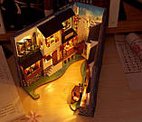 Бук Нук Водна Алея Book Nook Water Alley Інтер'єрний конструктор DIY TC-10 + купол, фото 10