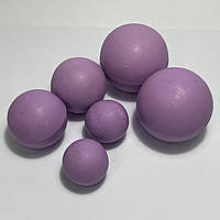 Набір шоколадних бузкових сфер 6 шт