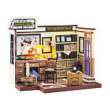 Румбокс Детективне агенство конструктор Detective Lodge DIY Book Nook PC2308, фото 2