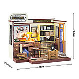 Румбокс Детективне агенство конструктор Detective Lodge DIY Book Nook PC2308, фото 9