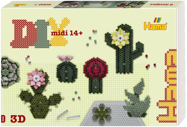 Термомозаїка HAMA Великий набір Мистецтво Сукуленти MIDI 5+ (HM-3622)
