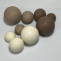 Набір шоколадних сфер біло-коричневі 9 шт
