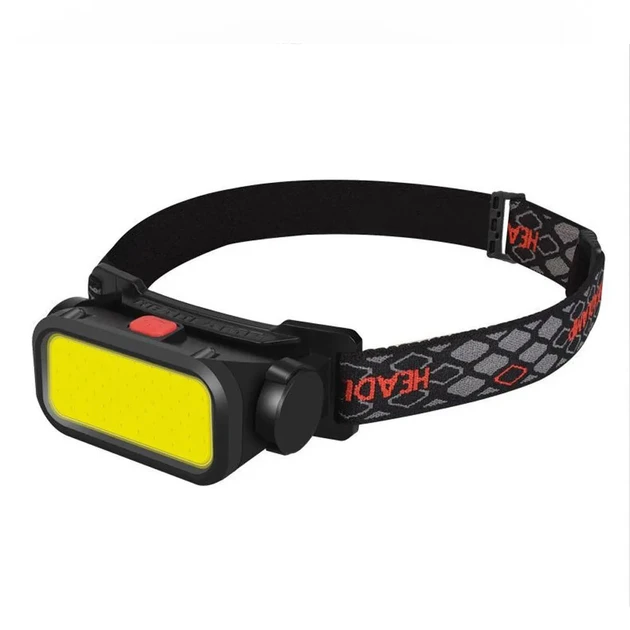 Налобний ліхтарик X-Balog BL-008 COB (біле+червоне світло) microUSB (7_00771), фото 1