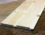 Вагонка Євро Сосна 80х14 мм. Довжина від 2.0 до 3.0 метрів, фото 2
