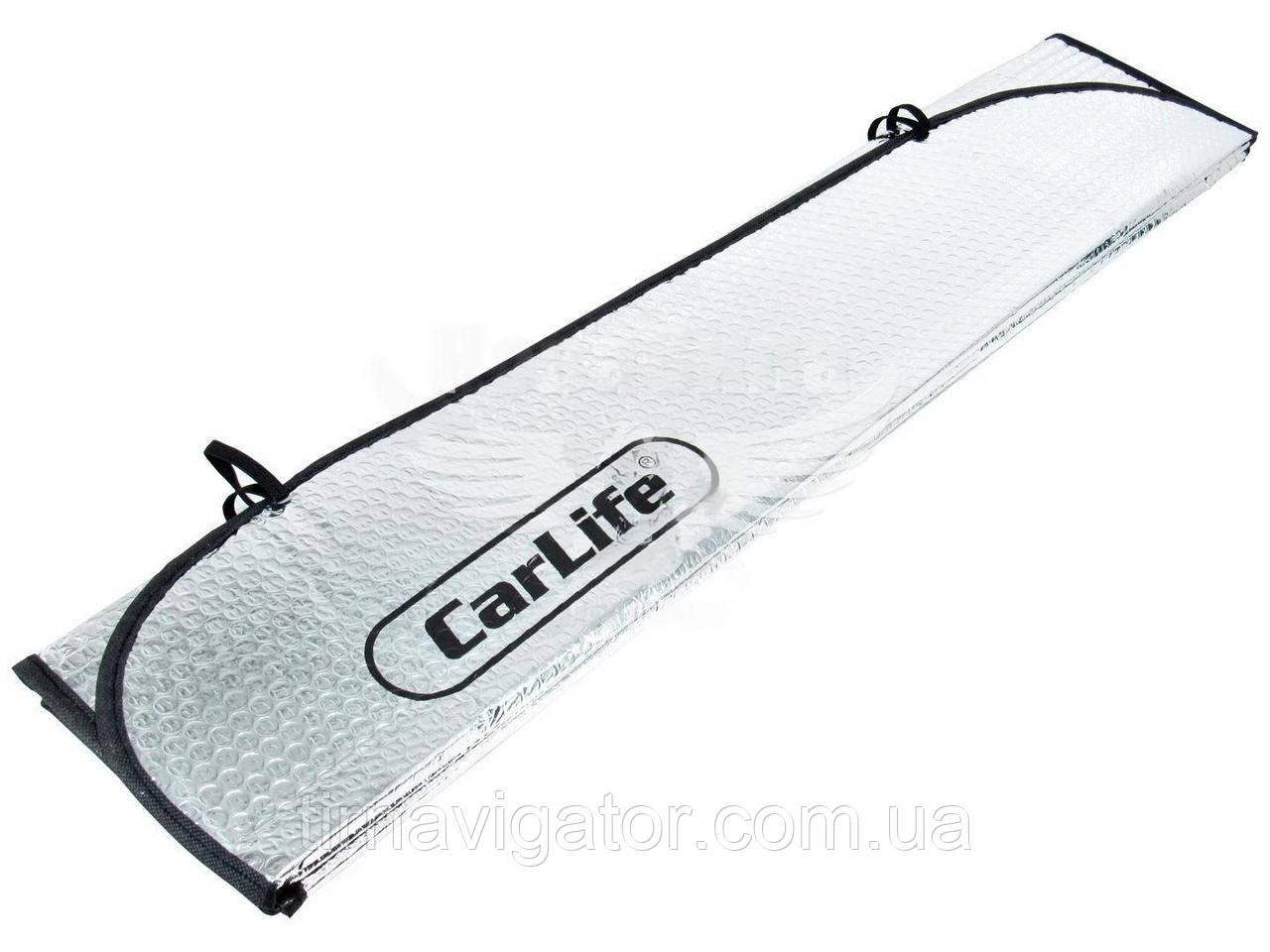 Шторка сонцезахисна лобова 150x80 срібна CarLife