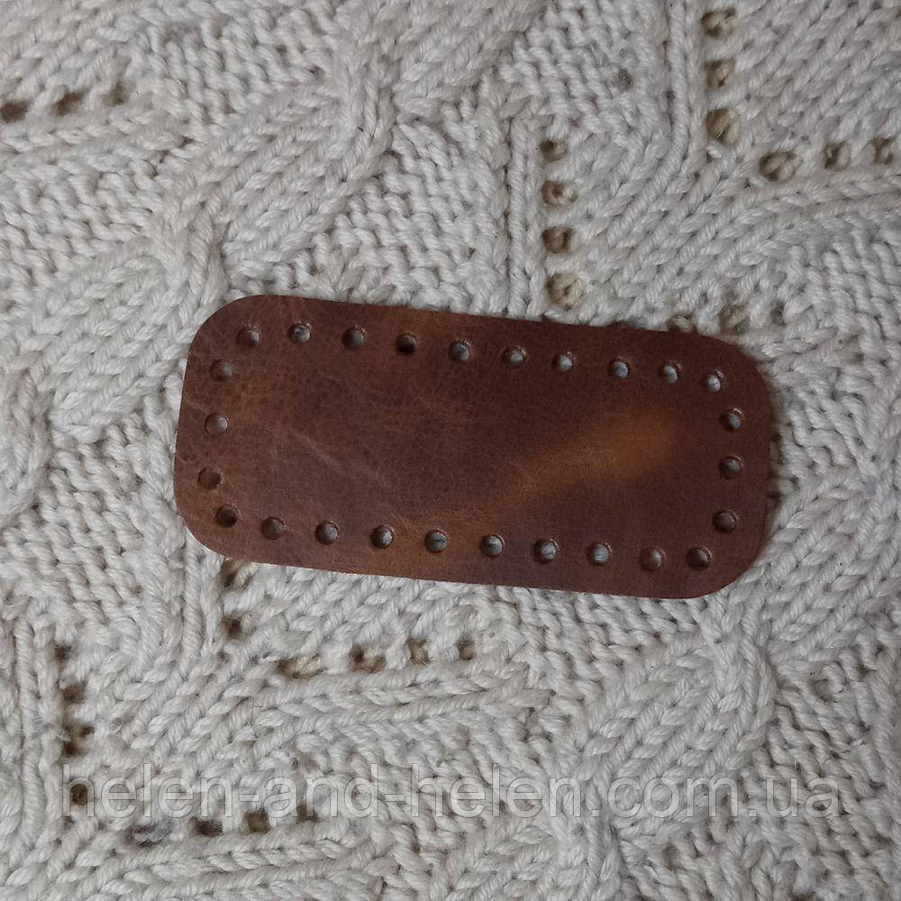 Денце для в'язаних міні сумочок. Колір «Коньячний», фото 1