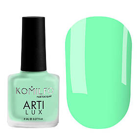 Лак для нігтів Komilfo ArtiLux 033 — м'ятний, емаль, 8 мл