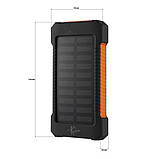 УМБ Power Bank із сонячною панеллю КВАНТ SC18 10000mAh, фото 5