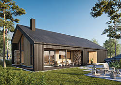 🏡 Проєкт будинку Froy 122 м² у скандинавському стилі