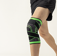 Наколенник эластичный с ремнем фиксатором,бандаж коленного сустава,компрессионный ортопедический наколеник