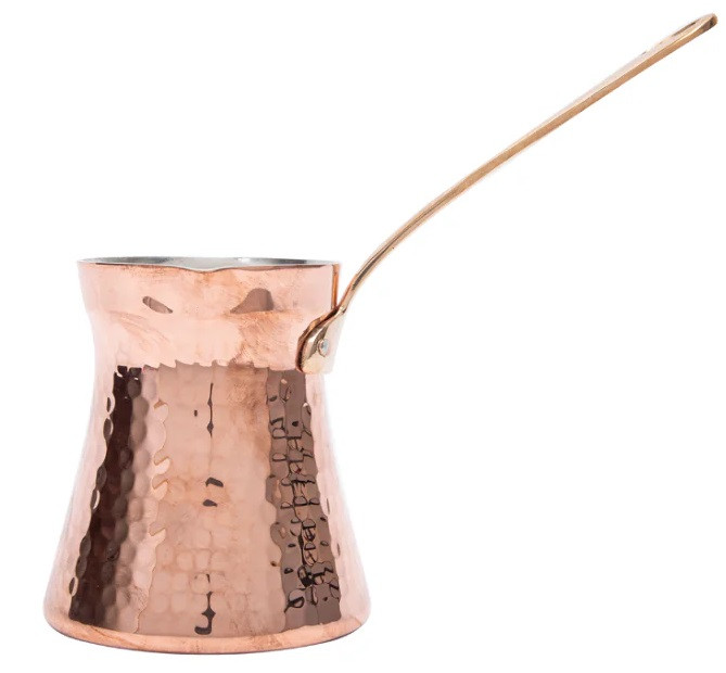 Джезва мідна Toper 420 мл. Турка зі срібним покриттям, фото 1