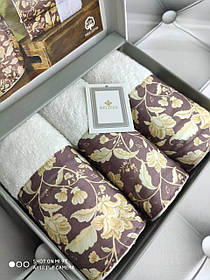 Подарунковий набір рушників Belizza Versage 30х50см 3 шт в коробці