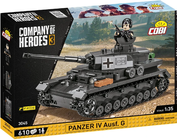 Конструктор Cobi Company of Heroes 3 Танк Panzer IV, 610 деталей (Cobi-3045), фото 1