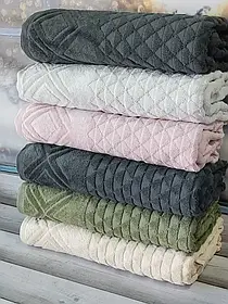 Набір бавовняних рушників для ванної Sikel Piramit 50х90см (6 штук)