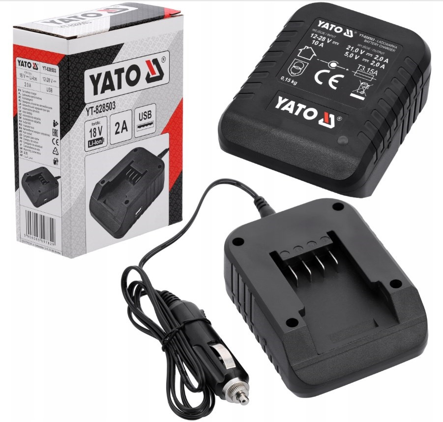 Автомобільна Зарядка Для Шуруповерта YATO SYSTEM 18 V (YT-828503)