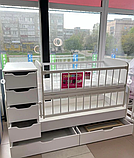 Дитяче ліжечко-трансформер для новонароджених, фото 5