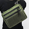 Сумка нагрудна OLIVE Velcro CROSSBODY OXFORD 600D, сумка через плече тактична, фото 3
