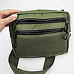 Сумка нагрудна OLIVE Velcro CROSSBODY OXFORD 600D, сумка через плече тактична, фото 5