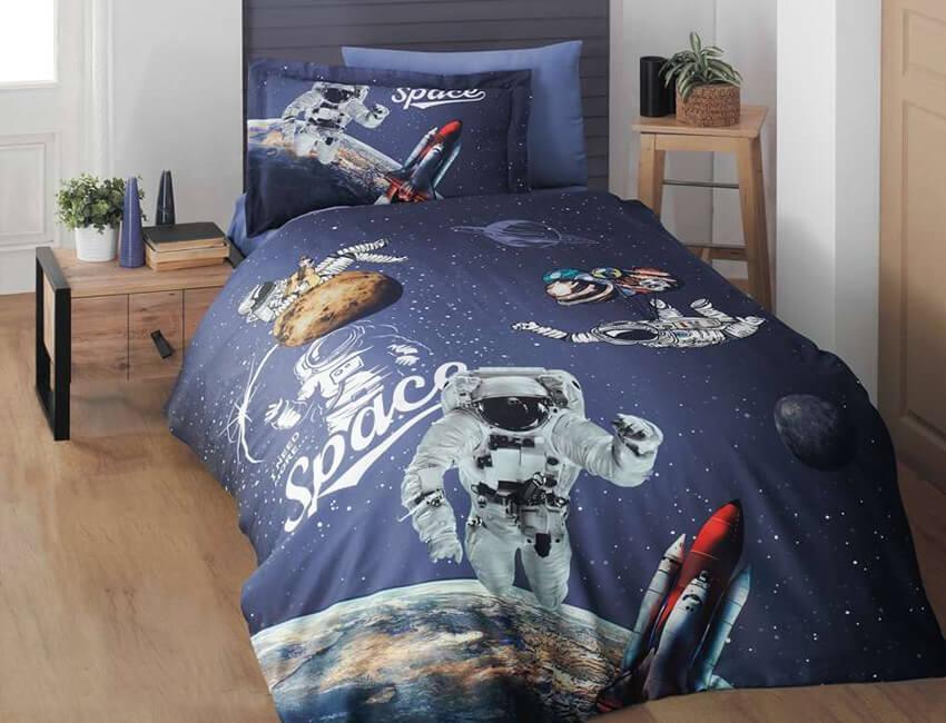 Односпальний комплект First Choice Space Сатин