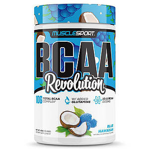 Бцаа BCAA MuscleSport BCAA Revolution 450 г ( смак блакитний гавайський )