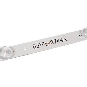 LG 6916L-2744A V16.5 ART3 2744 Комплект LED підсвітки для телевізора 43", фото 1