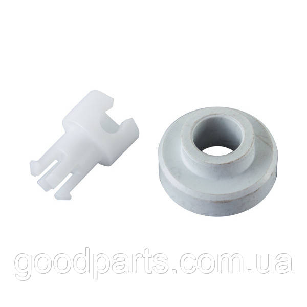 Колесо (ролик)+тримач верхнього ящика для посудомийної машини Indesit C00104640