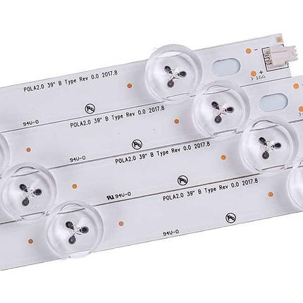 LG Innotek POLA2.0 9 LED A+B 3V Комплект LED підсвічування для телевізора 39'', фото 1
