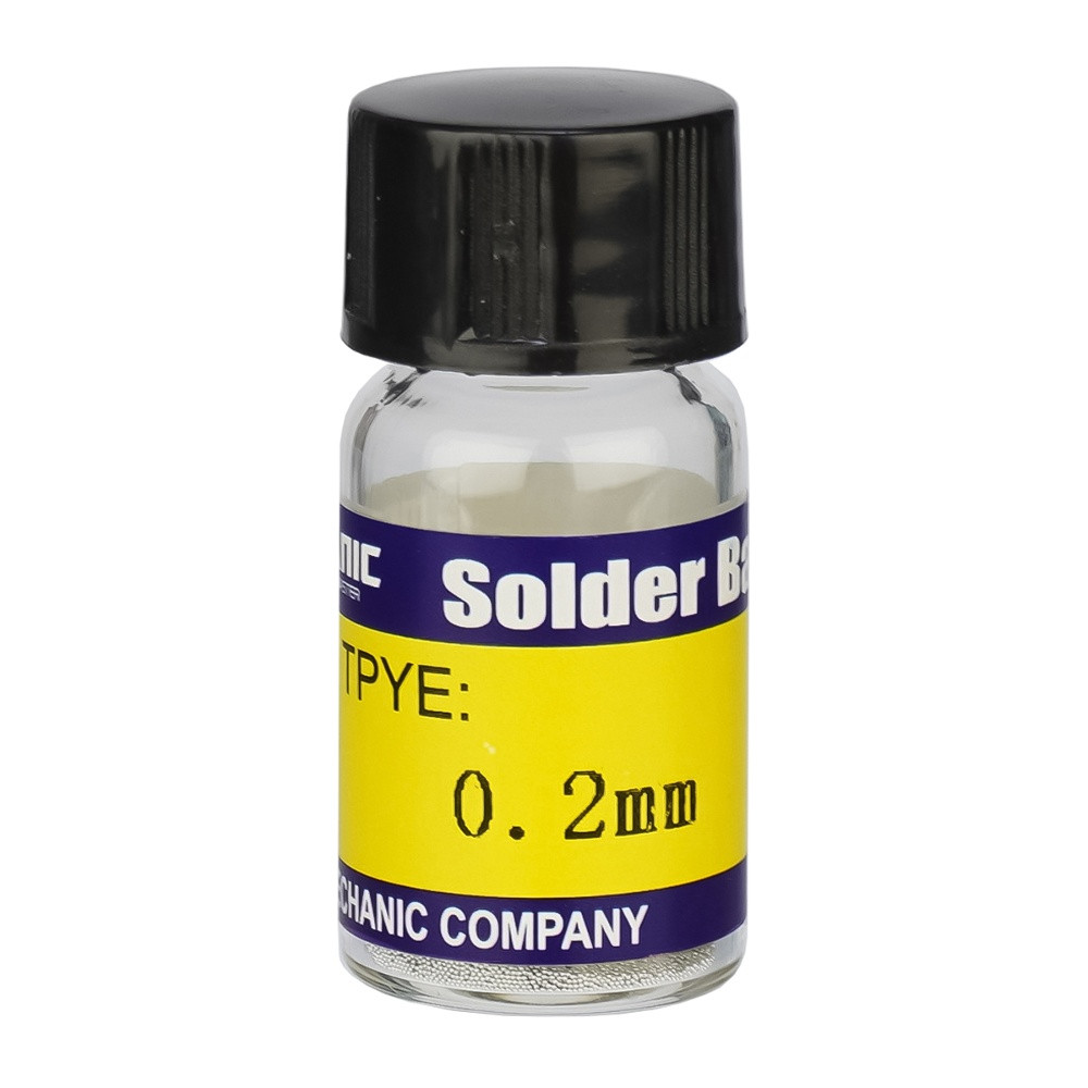 DR Кульки BGA для паяння мікросхем Mechanic 0.2 мм, 10000 шт., фото 1