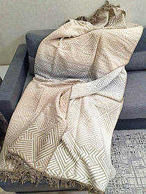 Плед Aksu Tronc Bej 180×220 см