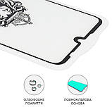 TU  TU Защитное стекло для Xiaomi Redmi Note 12 Pro 4G/ Xiaomi 13T/ 13T Pro Full Glue Lion (0.3 мм, 2.5D, чёрное), фото 2