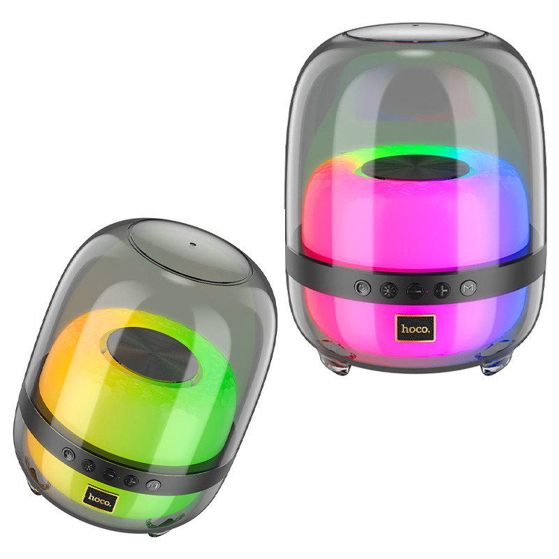 Портативна Bluetooth-колонка HOCO BS58 Magic Black Night Портативна акустика, чорна