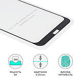 Захисне скло для Xiaomi Redmi Note 9/ Note 9T Full Glue (0.25 мм, 2.5D, чорне) Люкс, фото 3