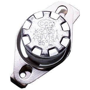 Термостат для конвекторного обігрівача KSD301 250V 16A 85°C, фото 3