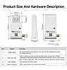 868.125MHz 915MHz LoRa Wireless Module CDSENET E22-900T22U with Antenna 22dBm LBT RSSI Long Distance 5Km USB Low Power, фото 7