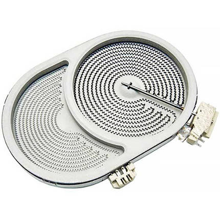 Конфорка 2400/1500W для склокерамічної поверхні Electrolux 3890808250, фото 1