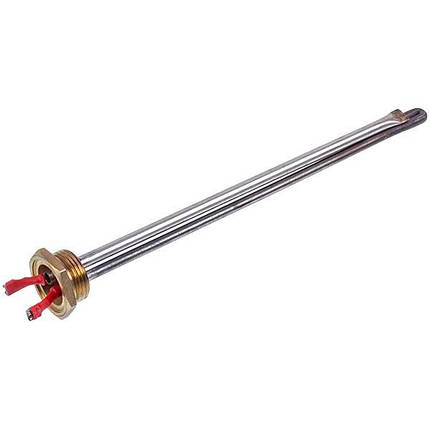Тен для алюмінієвих батарей Tenko 500W (нержавіюча сталь) L=295mm D різьблення = 1'' (різьба права), фото 1