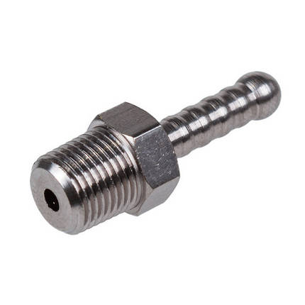Перехідник прямий 1/8" силіконової трубки для кавомашини Philips Saeco 11006304, фото 3