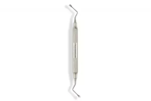 Ложка кюретажна з зубцями широка DE-1628, фото 1