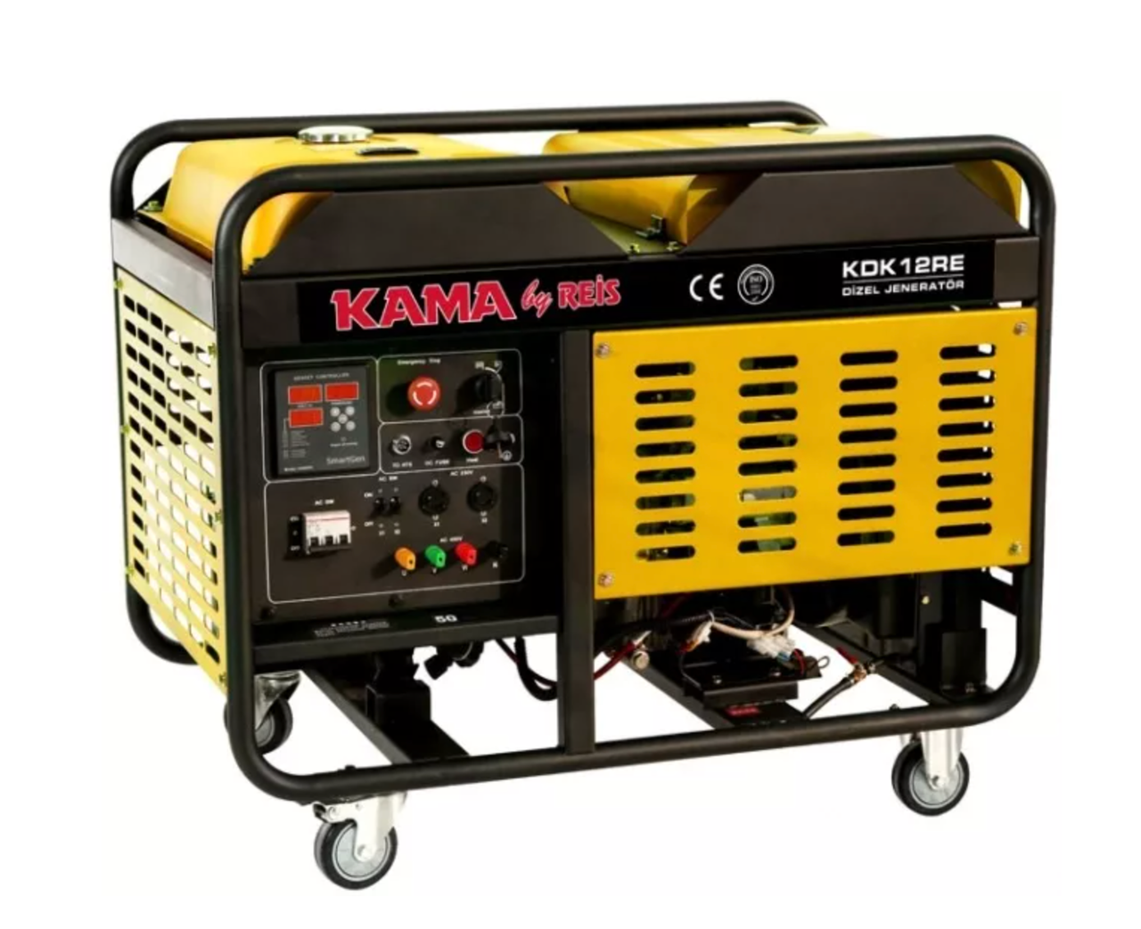 Генератор дизельний KDK12RE, 12KVA/10KW, однофазний 230V, об'єм 34 л, фото 1