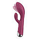 Вібратор-кролик з ротацією Satisfyer Spinning Rabbit 1 Red, 3 мотори  18+, фото 3