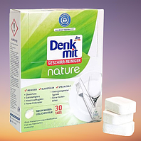 Безфосфатні таблетки Денкміт Натуре для посудомийних машин  Denkmit Nature Geschirr 30 шт (розсип)