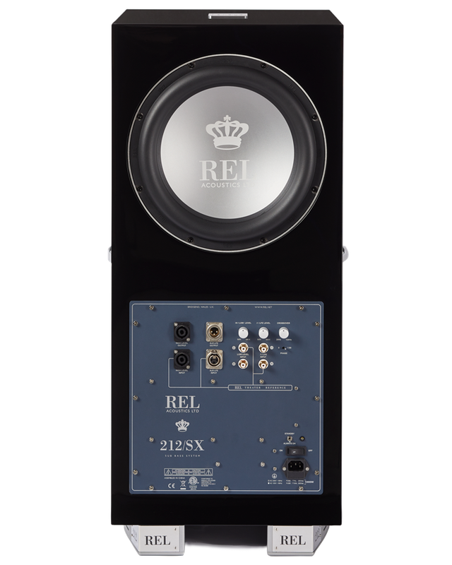 REL 212/SX Piano Black активний сабвуфер на 2 динаміка