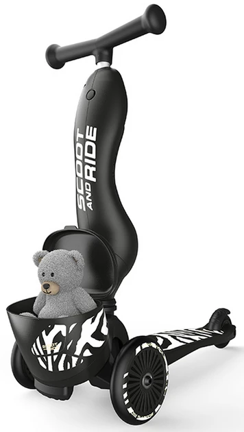 Самокат Scoot and Ride серії Highwaykick-1 Lifestyle зебра, 1-5років (SR-210621-ZEBRA)