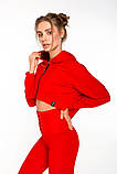 Спортивна кофта Designed for Fitness Red L/XL Червоний, фото 3