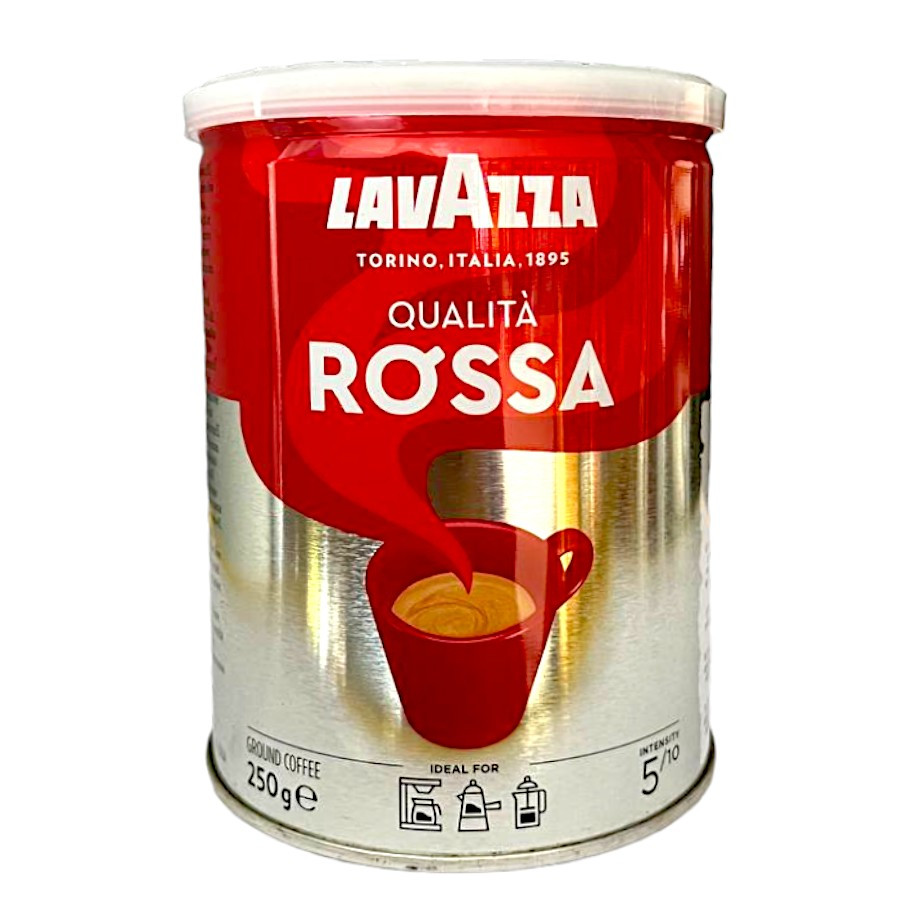 Кава мелена Lavazza Qualità Rossa 250 г у жерстяній банці