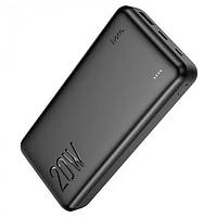 Портативний зарядний пристрій для телефона  Power bank HOCO J87A Tacker PD20W+QC3.0 20000mAh Чорний