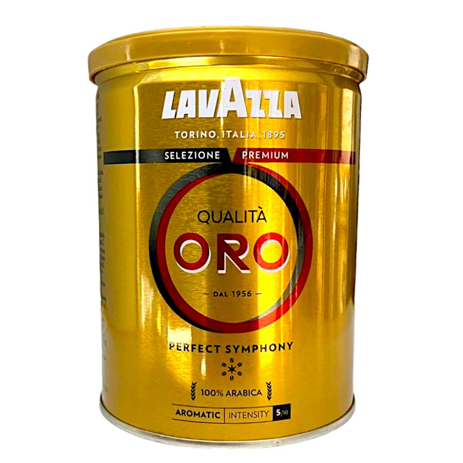 Кава мелена Lavazza Qualit Oro 100% арабіка 250 г у бляшанці