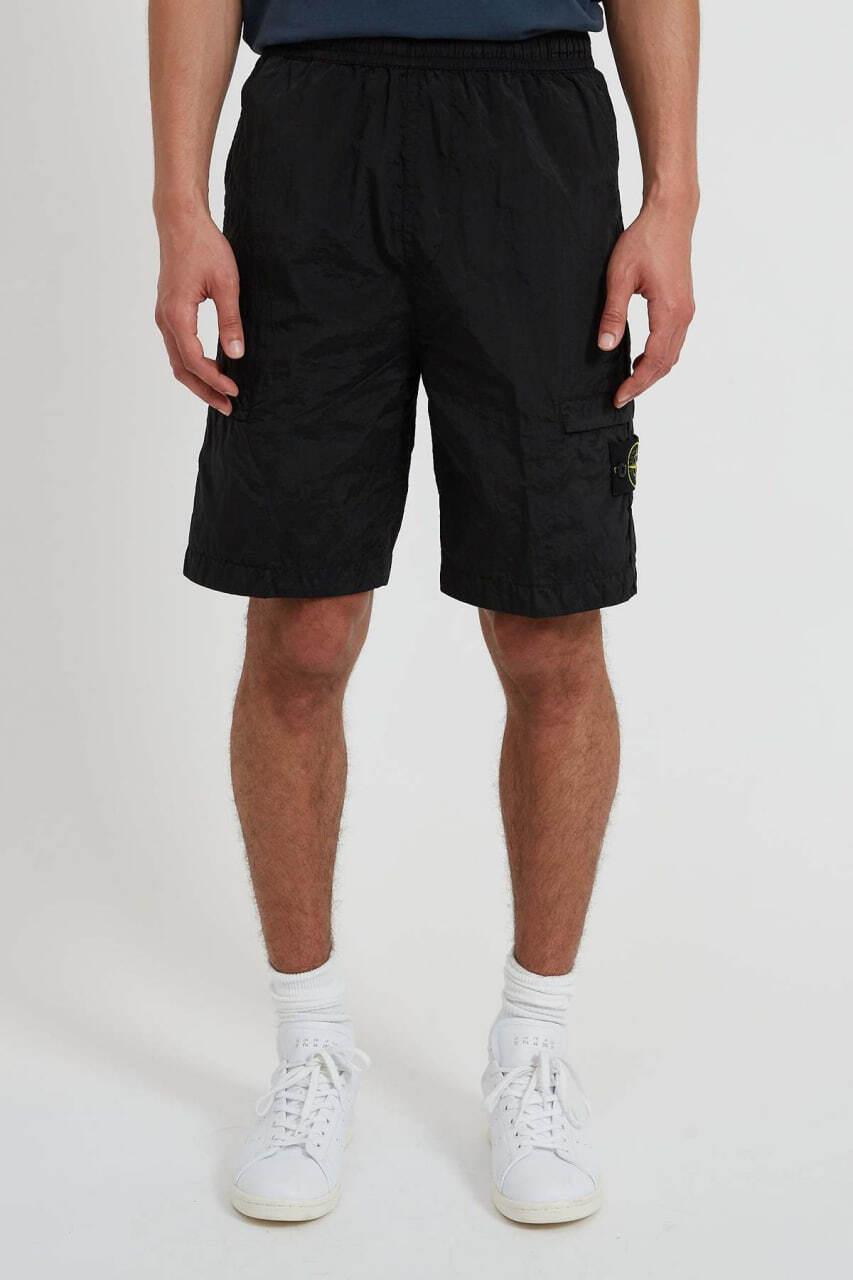 Шорті No Brand L1721 Nylon Metal Bermuda Black S