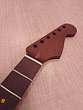 Гриф палісандровий для електрогітари Fender Stratocaster ST інкрустація, фото 4