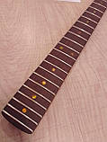Гриф палісандровий для електрогітари Fender Stratocaster ST інкрустація, фото 3
